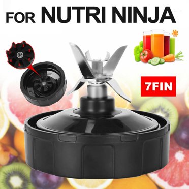 Replacement Bottom Blade For 1000W/1500W Blenders - 7-Fin Stainless Steel Blade Assembly