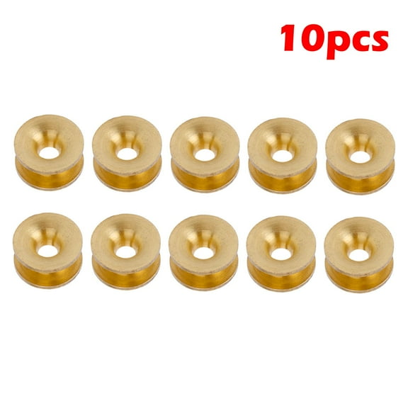 Replacement Eyelets 10Pcs For Brush Cutter Grass Trimmer Head With Brass Material Suitable For Garden And Agricultural Tools