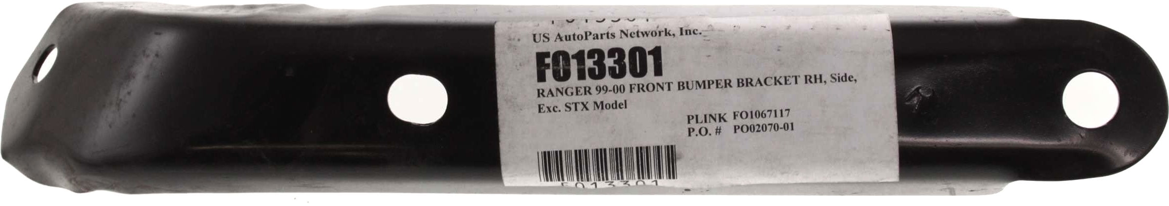 Replacement F013301 Bumper Bracket Compatible For 1999-2000 Ford Ranger Front, Right Passenger