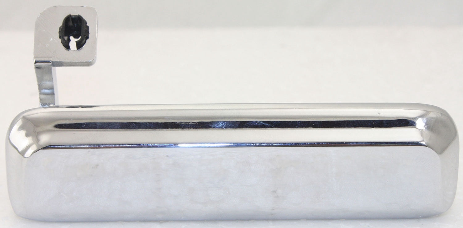 Replacement F462109 Exterior Door Handle Compatible with 1981-1990 Ford Escort 1984-1990 Bronco II Front, Right Passenger Chrome
