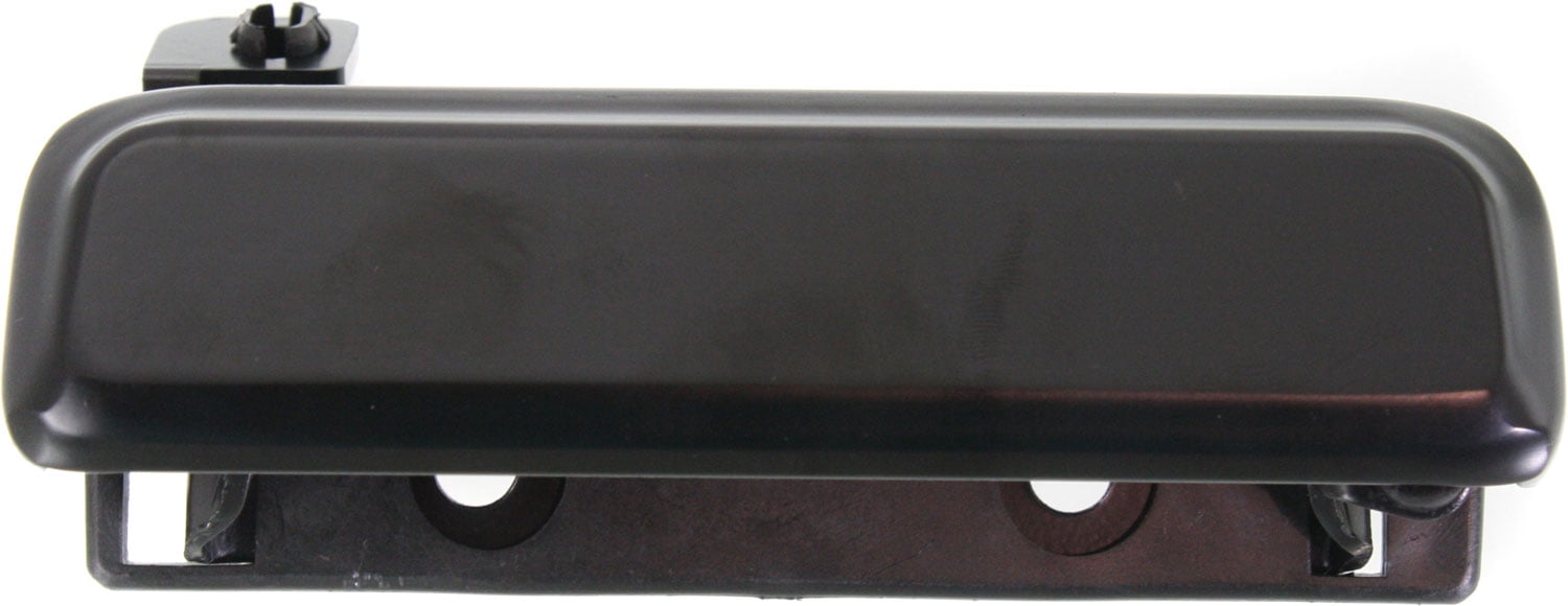 Replacement F462111 Exterior Door Handle Compatible with 1981-1990 Ford Escort 1984-1990 Bronco II Front, Right Passenger Smooth Black