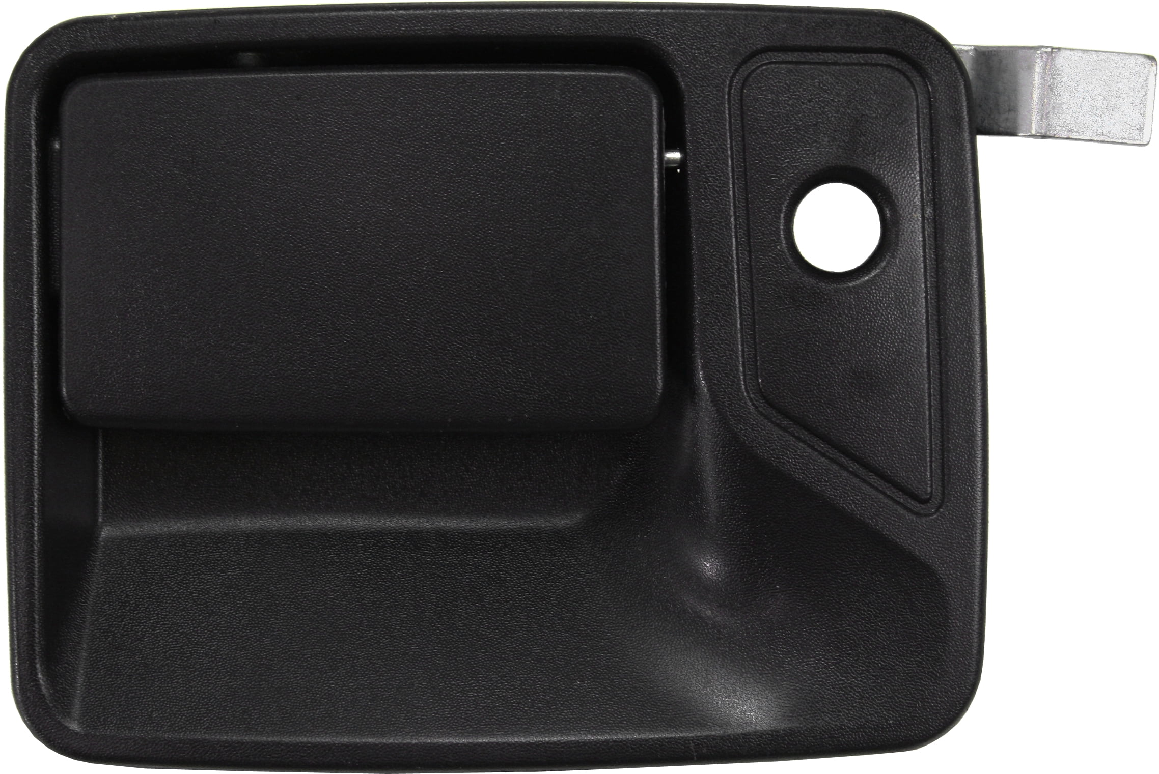 Replacement F462132 Exterior Door Handle Compatible with 1999-2016 Ford F-250 Super Duty F-350 Front, Left Driver Textured Black