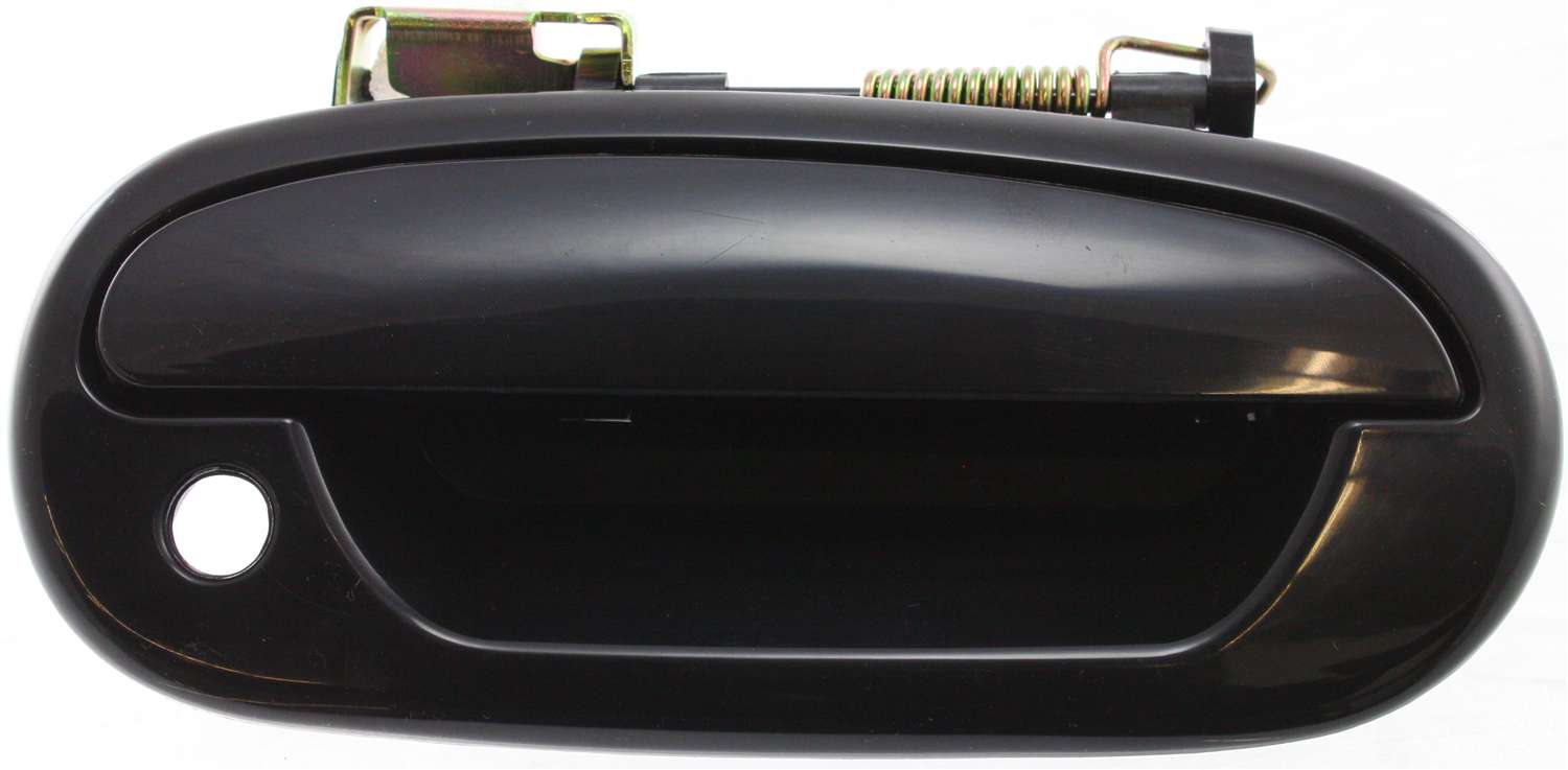 Replacement F462173 Exterior Door Handle Compatible with 1997-2002 Ford Expedition 1997-2003 F-150 Front, Right Passenger Smooth Black