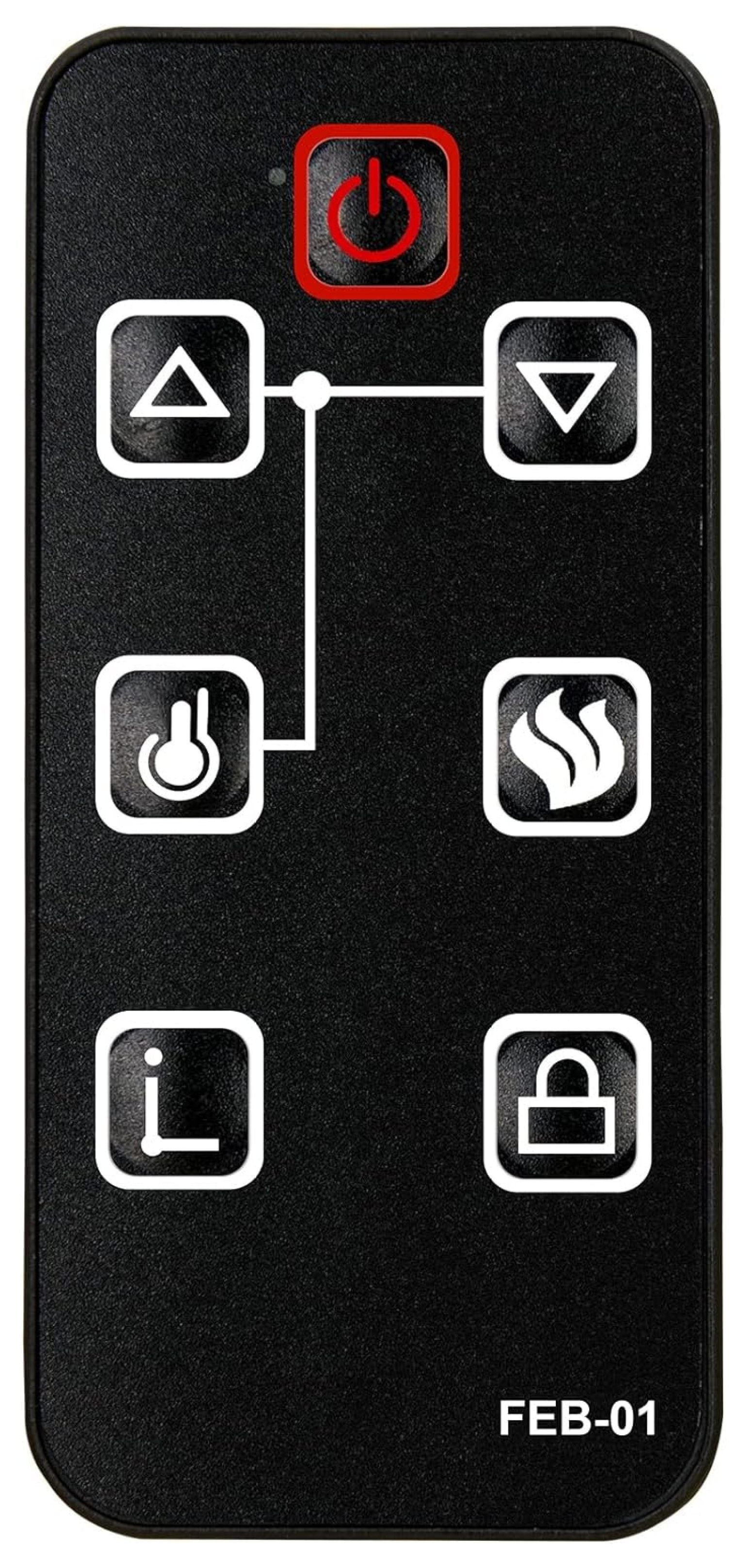 Replacement for FEBO Flame Electric Fireplace Control E3001 ZHS30B