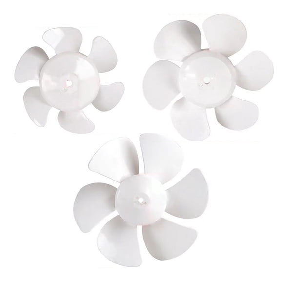 Replacement Fan Blade 6 Blades Replacement Vent Fan Blades D Hole Motor Exhaust Fan 10 Inch 8 Inch 6 Inch White Six Blades 8In Fangkenuo