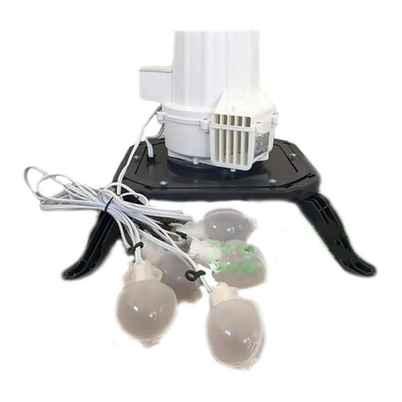 Replacement Fan Blower with 6 Lights and Base for 10 to 12 Feet Tall Inflatables, -BL3-N-1