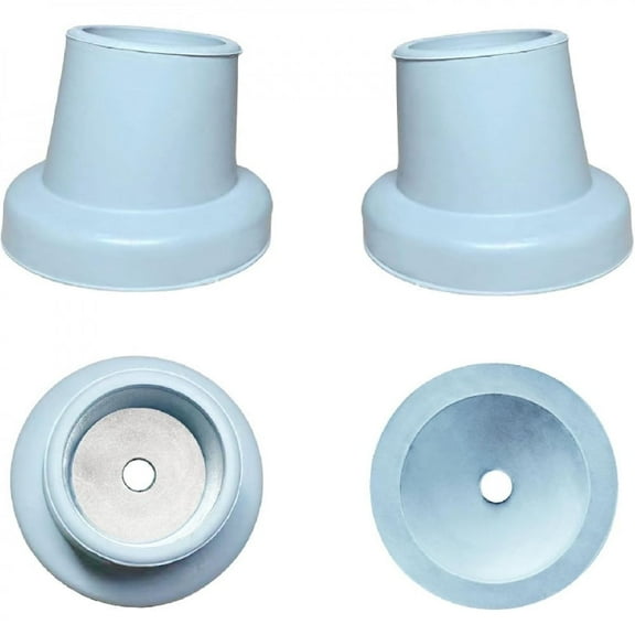 Replacement Feet for Shower Chair,Shower Bench,Bedside Commode,Tub Transfer Bench and Bath Seat, Rubber Non Slip Suction Feet,Pack of 4,1-1/8" I.D