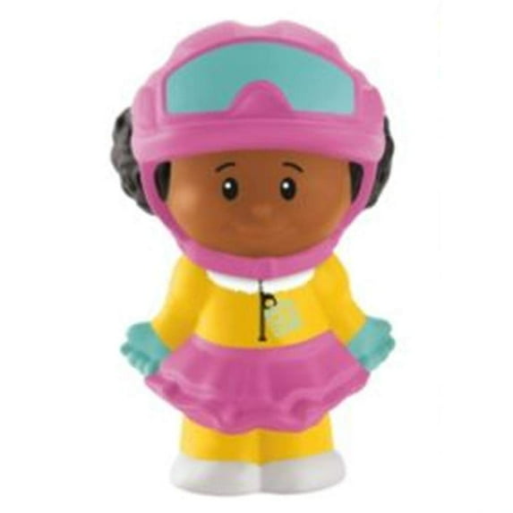 Replacement Figure for Fisher-Price Little People Advent Calendar - DGF96 ~ Includes Figure of Tessa Dressed in Pink & Yellow Snowboard Gear