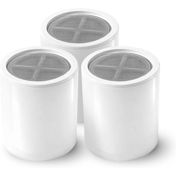 Replacement Filter Cartridge Compatible with Eskiin Shower Head - for Hard Water, Chlorine Removal (3 Packs)