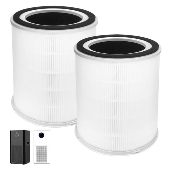 2 Pack AP404 Replacemen Filters Compatible with GCZ/Airfire/DR.J Professional AP404 Air Purifiers, H13 HEPA 4-Stage Filtration for Home Use