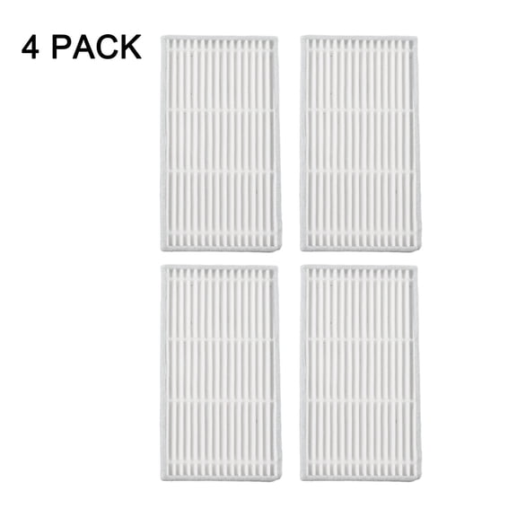 Replacement Filter For MR1 Robot Vacuum, HEPA-Compatible Filtration Mesh, Traps Dust, Pet Dander White(4PACK)