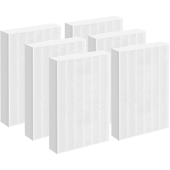 Replacement Filter R Compatible with Honeywell Air Purifier HPA300 HPA200 HPA100 and 5000 Series, 6 Pack HEPA Filter, Fits for Honeywell R Filter (HRF-R3 & HRF-R2 & HRF-R1)