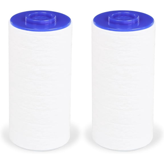 Replacement Filter Set for Weddell Duo - High-efficiency Shower Water Filtration System that Removes Chlorine/PFAS/Contaminants for Better Skin and Hair Health (Blue*2)