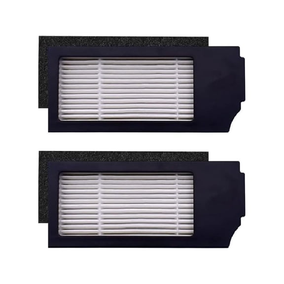 Replacement Filter Sets Compatible with Ecovacs Deebot X1 Plus/Turbo/Omni, T10 Omni/Plus, N20 Plus/Pro Plus, Robot Vacuums, 2-Pack.