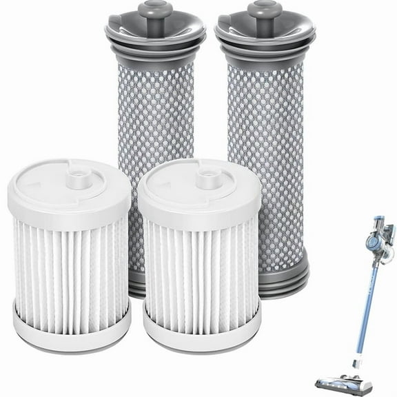 Replacement Filter kit Compatible with Tineco A11 Hero, A10/A11 Master PURE ONE S11, PWRHERO11 Snap Cordless Vacuum Cleaner, 2 Pack Pre Filters & 2 HEPA Filter