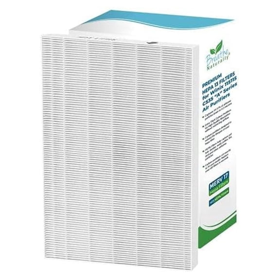Replacement Filters Compatible with Winix C535, Plasmawave 5300, 6300 and Aeramax 300/290 - True HEPA Filters for Home Purifiers - 12.6" x 16.3" x 1.25" (1 HEPA Filter)