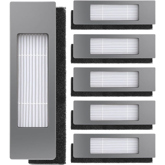 Replacement Filters for ECOVACS Deebot Ozmo T8 T8+ T8 Aivi T8 AIVI+ T8 MAX T9+ T5 N8+ / N8+ N8 Pro N8 Pro + / N8 Pro+ N10 + N7 OZMO 920 950 for Yeedi Vac 2 Pro Vac Max Vac Station Vacuum Cleaners