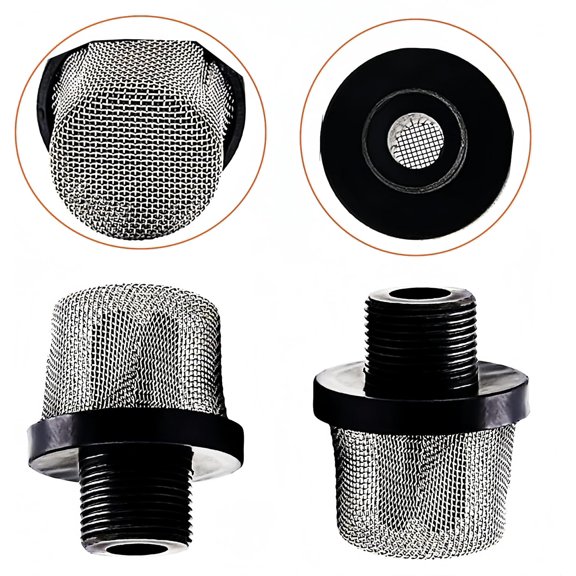 Replacement Filters Set for Graco Paint Sprayer Filters, Includes 1pk 288716 3/4-Inch Inlet Strainer Thread & 6pk 288749 Airless Spray Gun Filter, Fits Graco Airless Paint Sprayers Gun