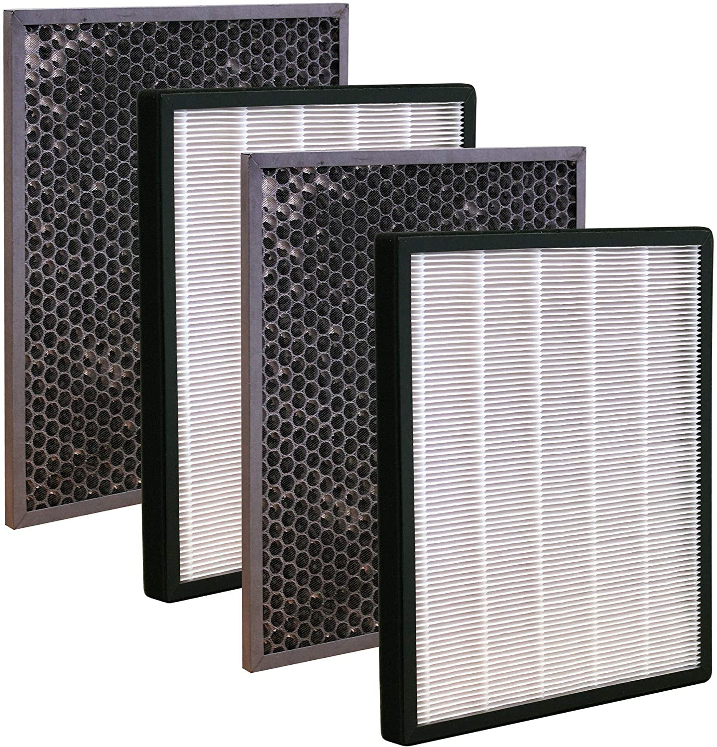 Replacement Filters for Levoit LV-PUR131 Air Filter Purifier HEPA Filter and Activated Carbon Pre-Filter (1 Set)