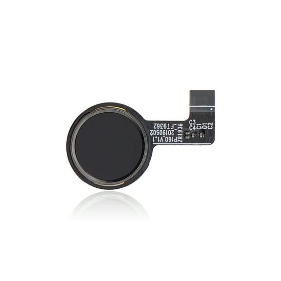 Replacement Fingerprint Reader With Flex Cable Compatible For Motorola Moto E6 Plus (XT2025 / 2019) (Polished Graphite)