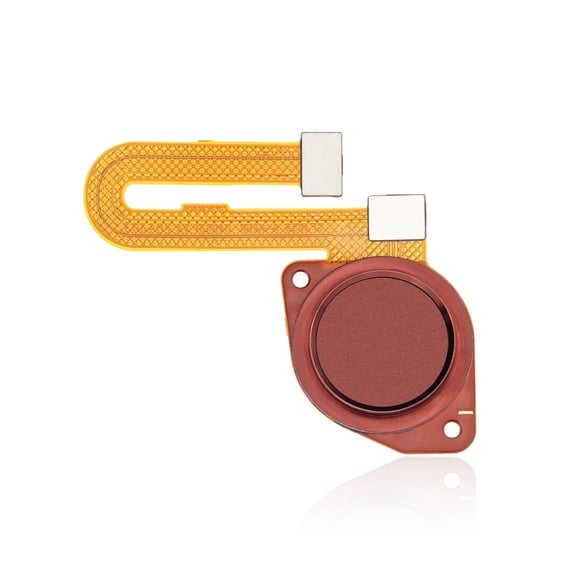 Replacement Fingerprint Reader With Flex Cable Compatible For Motorola Moto E7 Plus (XT2081 / 2020) (Amber Bronze)