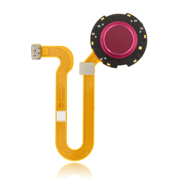 Replacement Fingerprint Reader With Flex Cable Compatible For Motorola One Hyper (XT2027 / 2020) (Fresh Orchid)