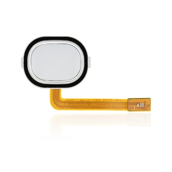 Replacement Fingerprint Reader With Flex Cable Compatible For Samsung Galaxy A30 (A305 / 2019) / A40 (A405 / 2019) (White)