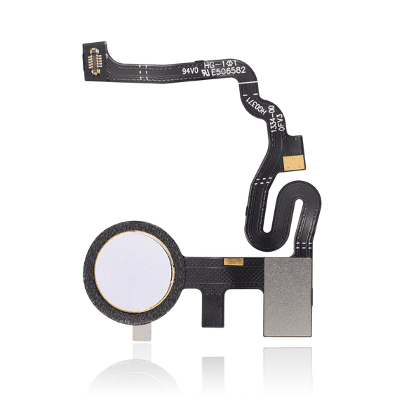 Replacement Fingerprint Reader With Flex Cable Compatible With Google Pixel 4a / 4a 5G (Genuine OEM) (White)