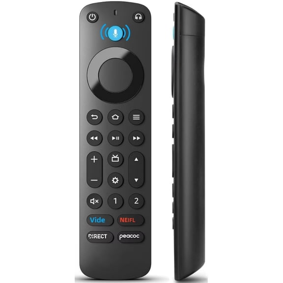 Replacement for All Fir Series Remote Controls - Compatible with TV Stick (HD, 4K, 4K Max, Lite), smart TVs Toshiba, Insignia, Pioneer, Omni, TCL, TV Cube, with Voice Control