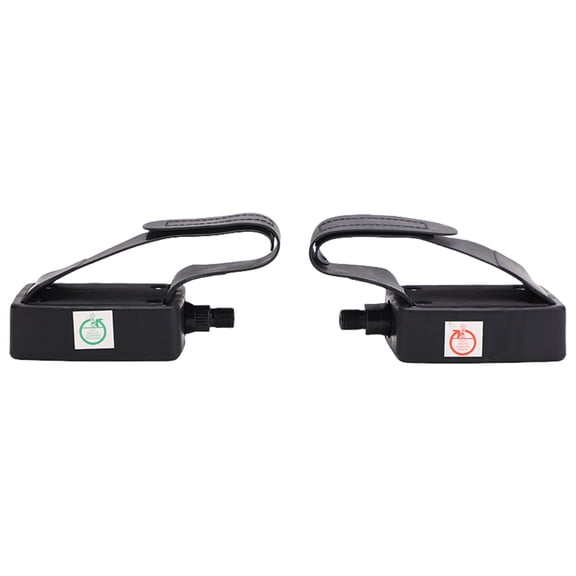 Practical Training Bike Pedals 1.25cm Thread Design Securely Fit Anti Slip Thread Replacement Part for Exercise Bikes