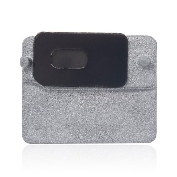 Replacement Flash Light / Power Flex Bracket With Microphone Mesh Compatible For iPhone 11 (Black) (10 Pack)