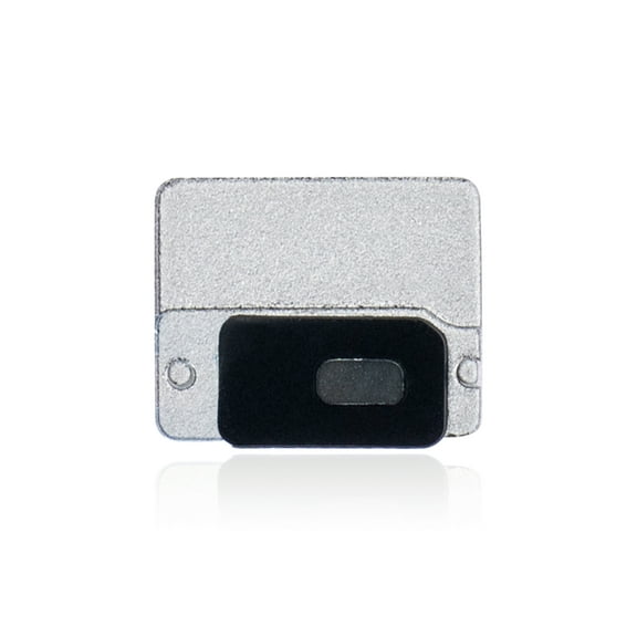 Replacement Flash Light / Power Flex Bracket With Microphone Mesh Compatible For iPhone 11 (White) (10 Pack)