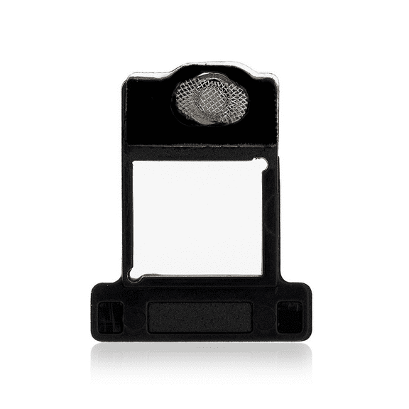 Replacement Flash Light / Power Flex Bracket With Microphone Mesh Compatible For iPhone XR (White) (10 Pack)