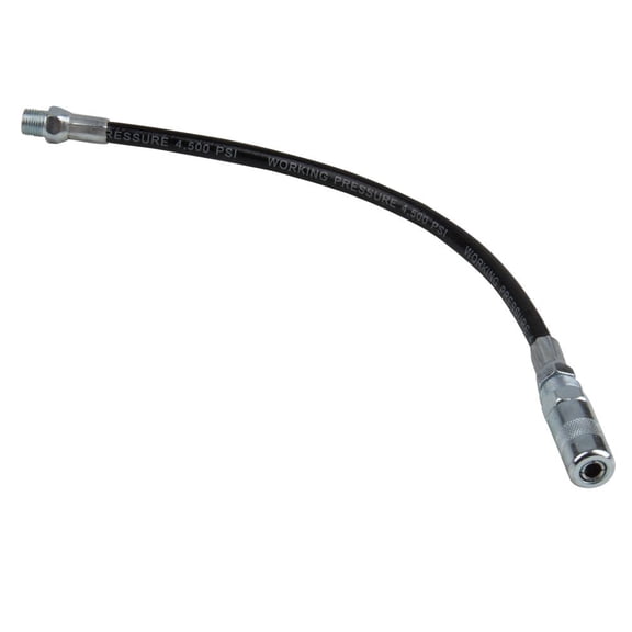 12" Replacement Flexible Grease Gun Hose 4500 PSI