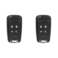 thumbnail image 1 of Replacement Flip Key Fob for 2016 Chevrolet Impala FCC OHT01060512 OHT01060512 V2T01060512 V2T01060514 AVL-B01T1AC AVL-B01T2AC Part Number 13586785 13500319 13585209 Pack of 2, 1 of 1