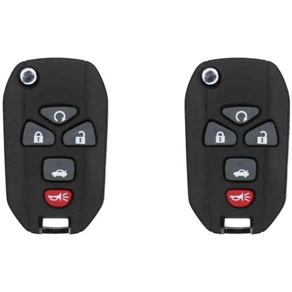 Replacement Flip Key Fob for 2007 Saturn Aura FCC KOBGT04A Part Number 22733524 Pack of 2