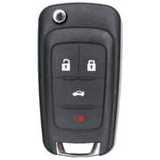 Replacement Flip Key Fob for 2011 GMC Terrain FCC OHT01060512 Part Number 13504204 13500226 13504200