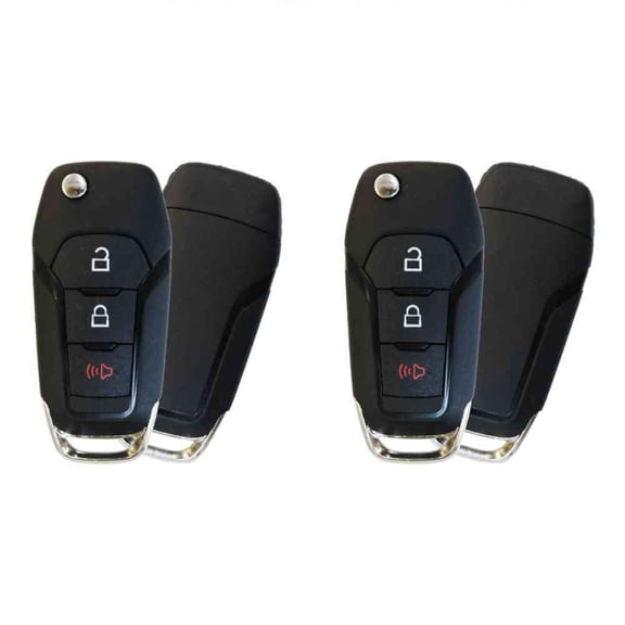 Replacement Flip Key Fob for Ford F-550 2017 FCC N5F-A08TAA N5FA08TAA 2AOKM-FD9 Part Number 164-R8130 164R8130 Pack of 2