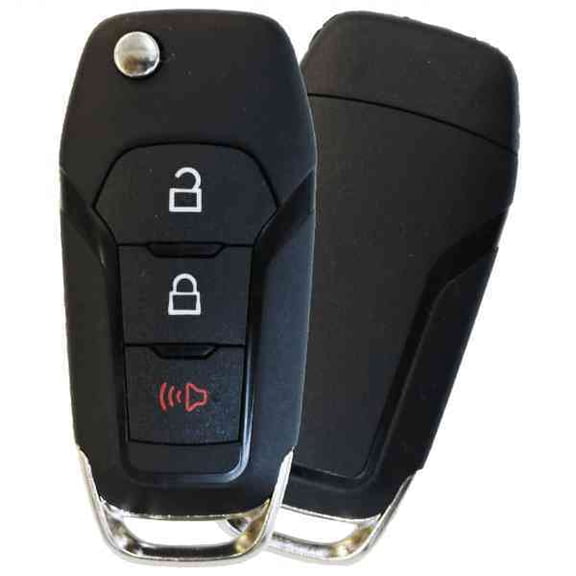 Replacement Flip Key Fob for Ford F-350 2017 FCC N5F-A08TAA N5FA08TAA 2AOKM-FD9 Part Number 164-R8130 164R8130