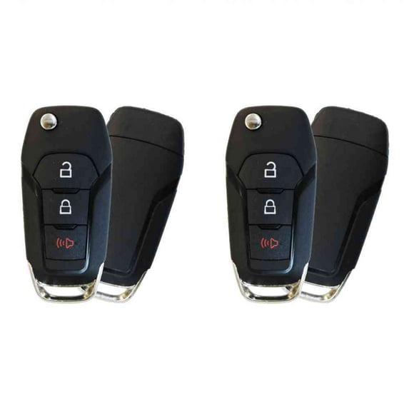 Replacement Flip Key Fob for Ford F-600 2021 FCC N5F-A08TAA N5FA08TAA 2AOKM-FD9 Part Number 164-R8130 164R8130 Pack of 2