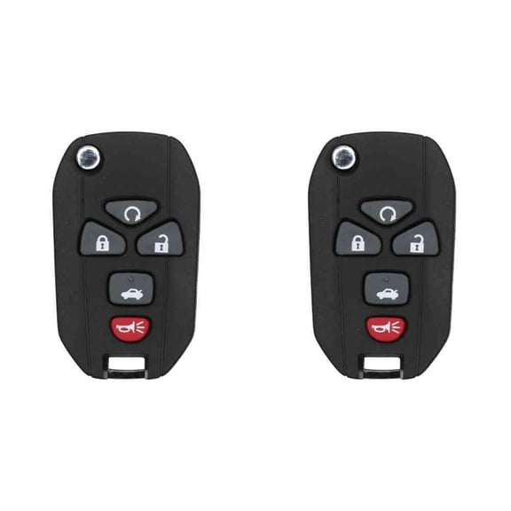 Replacement Flip Key Fob for Pontiac G6 2005 FCC KOBGT04A Part Number 22733524 Pack of 2