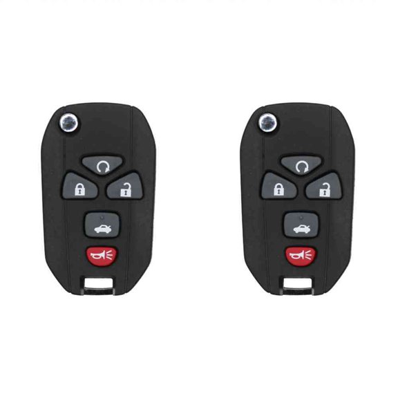 Replacement Flip Key Fob for Pontiac Grand 2008 Prix FCC KOBGT04A Part Number 22733524 Pack of 2