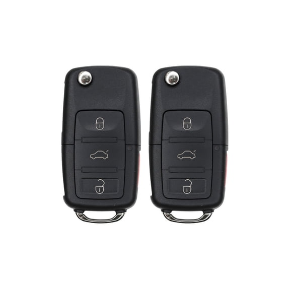 Replacement Flip Key Fob for Volkswagen Jetta 2012 FCC NBG010180T Part Number 5K0837202 5K0837202AK 5K0837202AE Pack of 2