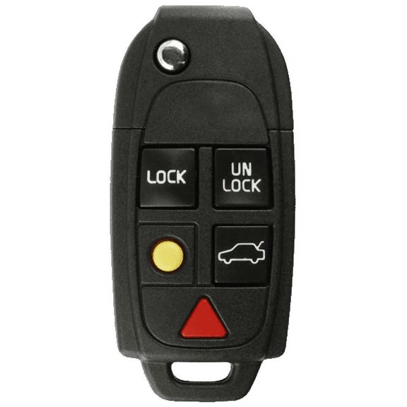 Replacement Flip Key Fob for Volvo S60 2004-2009 FCC LQNP2T-APU LQNP2TAPU 2AOKM-VL1 Part Number 8688799 (remote) 31253386 (key)