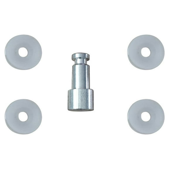 Replacement Float ,Pressure Cooker Replacement Floater with 4Pcs Silicone Gaskets,All-Purpose Replacement Floater for Pressure Cookers,Pressure Cookers Parts,Replacement Floater and Sealer,Silver