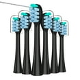 Replacement Flossing Toothbrush Heads with Covers for Waterpik Sonic