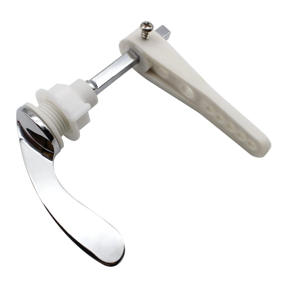Replacement Flush Handle Cistern Plastic Metal Toilet-Tank Handle Fit Toilet Flush Lever Handle Rod