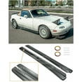 thumbnail image 1 of Replacement For 1990-1997 Mazda Miata MX-5 NA | EOS JDM FEED FD Style ABS Plastic PRIMER BLACK Side Skirt Rocker Panels Extension, 1 of 12