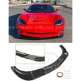 thumbnail image 1 of Replacement For 2005-2013 Chevrolet Corvette C6 Base Models | ZR1 EXTENDED Style Front Bumper Lower Lip Splitter ( ABS Plastic - Painted Black ), 1 of 12