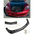 thumbnail image 1 of Replacement For 2005-2013 Chevrolet Corvette C6 Base Models | ZR1 EXTENDED Style Front Bumper Lower Lip Splitter ( Carbon Fiber ), 1 of 12